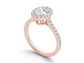 solitario anillo de 3dm stl procesamiento detalle la impresión 3d modelo joyería los anillos boda compromiso imprimible joya gem el diamante plata oro sterling blanco solitaire platino 3d print model - Mito3D