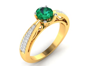 Solitär-ring 3dm, stl render-detail 3d-Druck Modell Schmuck Ringe solitaire bedruckbar ist Platin sterling Diamant-ring weiß genial gem Silber gold gold-ring engagement ring Mode-ring 3d print model - Mito3D