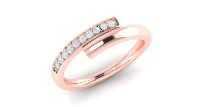 solitario anillo de 3dm stl procesamiento detalle la impresión 3d modelo joyería los anillos solitaire boda compromiso imprimible plata oro diamante sterling blanco gem joya el platino 3d print model - Mito3D