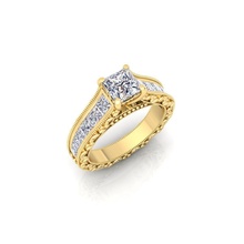 solitário anel 8 joalheria argolas feminino casamento coleção precioso massa diamante noivado ouro moda 3d print model - Mito3D