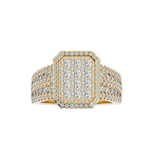 solitario anillo modelo joyería joya oro imprimible brillante anillos diamante compromiso lujo quilate platino precioso plata Boda banda 3d print model - Mito3D