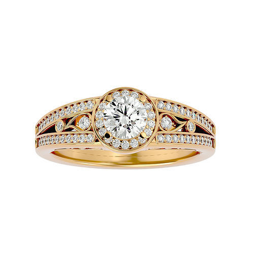 solitario squillare modello gioielleria oro stampabile brillante anelli diamante fidanzamento lusso carati platino prezioso gemma argento nozze 3D print model - Mito3D
