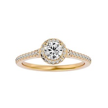 solitario squillare modello gioielleria oro stampabile brillante anelli diamante fidanzamento lusso carati platino prezioso gemma argento nozze 3d print model - Mito3D