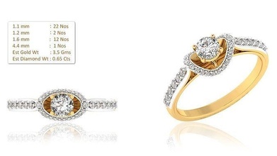 solitario squillare modello gioielleria platino prezioso lusso gemma Fidanzamento oro argento stampabile diamante brillante carati splendente anelli nozze 3d print model - Mito3D