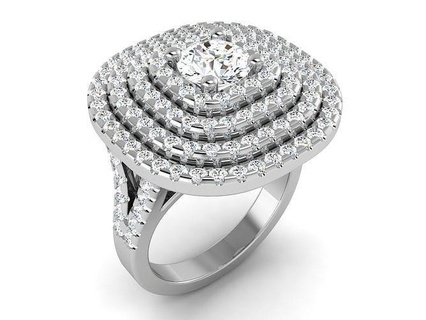 solitaire ring model jewelry ring platinum precious luxury gem engagement gold silver printable diamond brilliant carat shining rings solitaire jewelry rings diamond ring  3d print model - Mito3D
