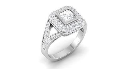 solitario squillare modello 3d stampa gioielleria oro stampabile brillante anelli diamante sterlina fidanzamento platino prezioso lusso gemma argento carati splendente 3d print model - Mito3D