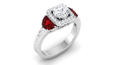 solitario anillo modelo 3d impresión joyería joya oro imprimible brillante anillos diamante libra esterlina compromiso platino precioso lujo plata quilate 3d print model - Mito3D