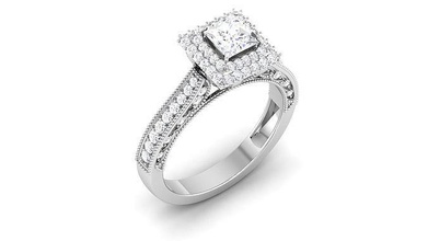 solitär ring modell 3d drucken schmuck gold druckbar brillant ringe diamant sterling engagement platin wertvoll luxus juwel silber karat leuchtenden 3d print model - Mito3D