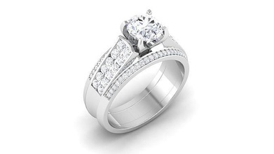 solitario squillare modello 3d Stampa lusso oro carati splendente anelli Fidanzamento diamante gioielleria platino prezioso gemma argento stampabile brillante 3d print model - Mito3D