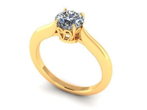 solitário anel r006 diamante imprimível joias cafajeste tigre animal brinco pingente pulseira colar swera joalheria argolas 3d print model - Mito3D