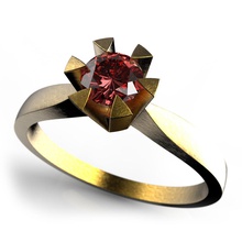 solitaire bague bijoux le diamant de l'anneau stl cad imprimable la conception 3d blanc or livre sterling d'argent mode l'engagement mariage obj en anneau les anneaux 3d print model - Mito3D