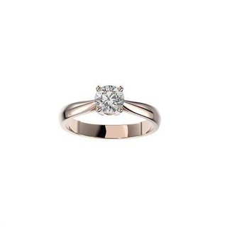 solitario anelli n4 gioielleria oro diamante squillare Fidanzamento nozze moda stampabile 3d Stampa modalità engagement cad gioiello argento 3d print model - Mito3D