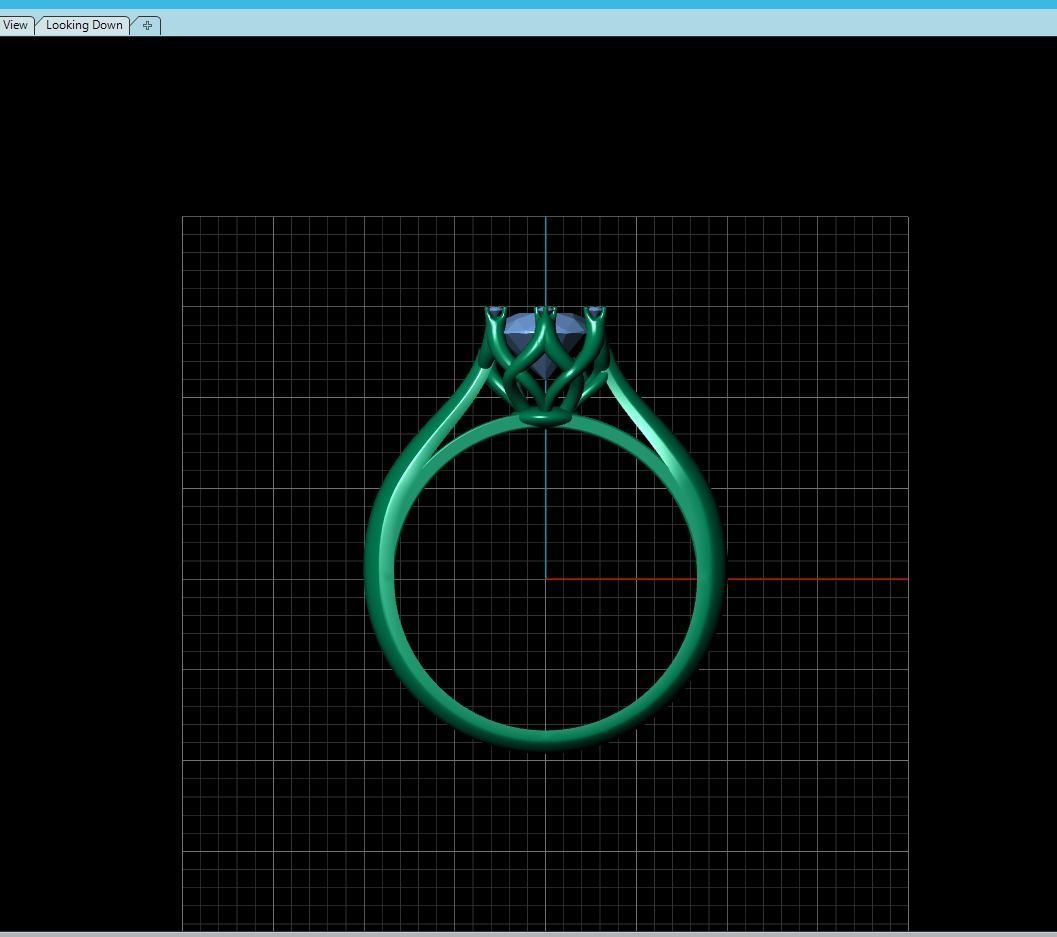 Solitär-Ringe, whiteflash Schmuck ring solitaire engagement Ohrring Halskette Kette - Armband Ringe 3D print model - Mito3D