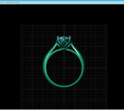 solitaire anéis whiteflash jóias anel o engajamento brinco colar cadeia pulseira 3d print model - Mito3D