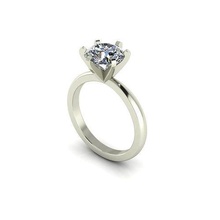 Solitär solide Liebe Diamant Ring Juwel Engagement Hochzeit Schmuck Silber Gold engagem Mode Sterling Anhänger Halskette Schönheit Ohrringe Ringe 3d print model - Mito3D