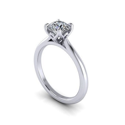 solitario tiffany diamante anillo joyería joya compromiso boda anillos mano diamantes pulsera hecha canalla collares diseñadora joyas diseño mono khmer camboya colgantes 3d print model - Mito3D