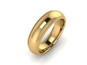solitaire mariage engagement bande bague anneaux bijoux or gemme argent brillant diamant imprimable sterling platine 3d print model - Mito3D