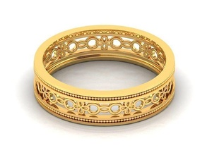 solitär hochzeit engagement band ring ringe sterling schmuck gold juwel silber brillant diamant druckbar platin zart 3d print model - Mito3D