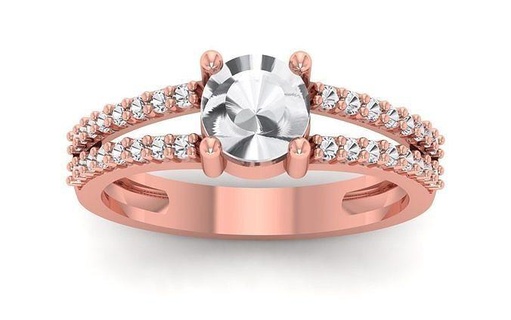 solitario nozze Fidanzamento gruppo musicale squillare gioielleria anelli womenring anello fidanzamento diamanti oro moda diamante donne d'oro d'argento fede 3d print model - Mito3D