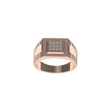 solitario nozze fidanzamento uomini squillare anelli sterlina stampabile diamante platino brillante gioiello gioielleria oro sposo 3d print model - Mito3D