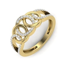 solitär hochzeit engagement männer ring schmuck band gold diamant ringe bulk sammlung frauen herren paar silhouette kontur druckbar 3d print model - Mito3D