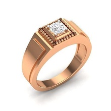 solitário casamento noivado homens anel 3dm render joalheria banda ouro diamante argolas massa coleção mulheres masculino casal 3d print model - Mito3D