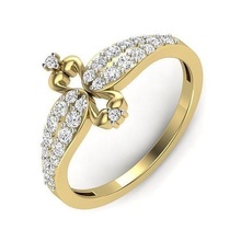 solitario Boda compromiso hombres anillo 3dm 3d joyería joya banda oro diamante anillos abultar colección mujer Pareja silueta contorno 3d print model - Mito3D