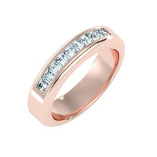 solitaire wedding engagement men ring 3dm render deta jewelry band gold diamond rings bulk collection dimaond women mens couple 3d print model - Mito3D
