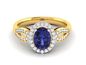 Solitär Hochzeit Engagement Ring Ringe Sterling Schmuck Gold Band Juwel Silber brillant Diamant druckbar Platin zart 3d print model - Mito3D