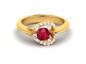 solitário Casamento noivado anel joalheria gema ouro brilhante platina diamante prata quilate cubano moda beleza diamantado pulseira esterlina argolas 3d print model - Mito3D