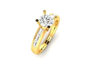 solitaire wedding engagement ring jewelry platinum gold shining printable diamond brilliant gem fashion beauty precious luxury wealth sapphire jewel diamonds rings 3d print model - Mito3D