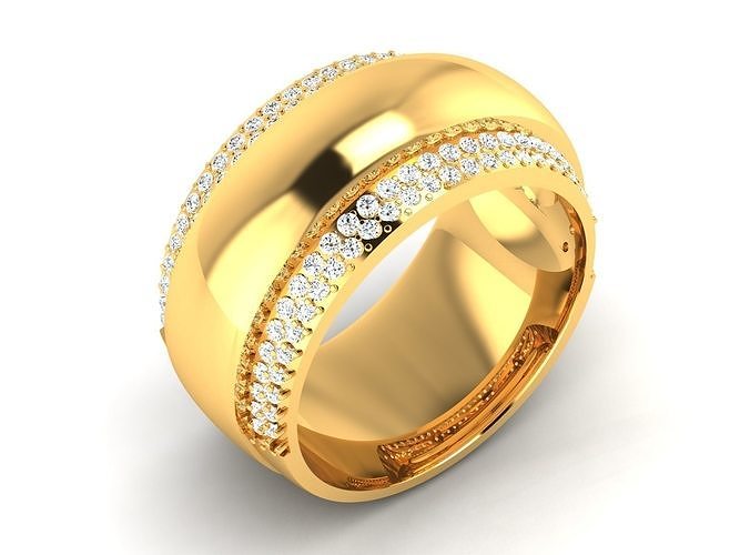 solitário Casamento noivado anel joalheria moda clássico jóia gema diamante imprimível brilhante 1895 diamantado nupcial argolas vintag rinoceronte 3D print model - Mito3D