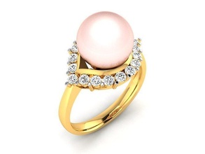 solitario nozze Fidanzamento squillare gemma gioiello gioielleria stampabile diamante argento oro sterlina bianca brillante platino anelli lusso prezioso 3d print model - Mito3D