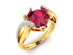 solitaire mariage engagement bague platine brillant précieux gemme luxe chrome argent imprimable bijou accessoire bijoux diamant anneaux 3d print model - Mito3D