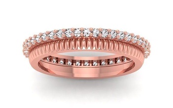 solitario Boda compromiso anillo joyería joya anillos mujer colección precioso abultar diamante diamantes oro Moda 3d print model - Mito3D