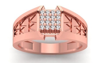 solitaire mariage engagement bague bijoux anneaux femme masse diamant fiançailles or mode femmes 3d print model - Mito3D