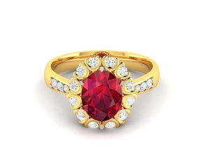 Solitär Hochzeit Engagement Ring Schmuck Gold exquisit Juwel Edelstein Saphir Amethyst Smaragd Granat Topas Rubin Diamanten Ringe 3d print model - Mito3D
