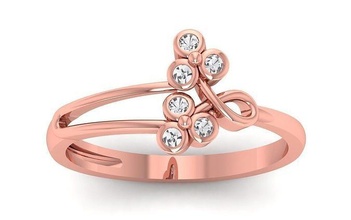 Solitär Hochzeit Engagement Ring Schmuck Ringe Frauenring Verlobungsring Diamant Solitärring Gold Mode Frauen 3d print model - Mito3D