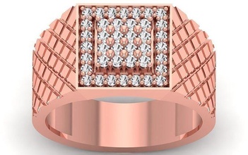 solitário Casamento noivado anel joalheria argolas feminino diamante moda mulheres 3d print model - Mito3D