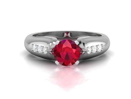 Solitär Hochzeit Engagement Ring Juwel Schmuck Ewigkeit wertvoll Solitario Ringe Steine Gold Edelstein Diamant Kleidung Perlen Diamanten Mode 3d print model - Mito3D