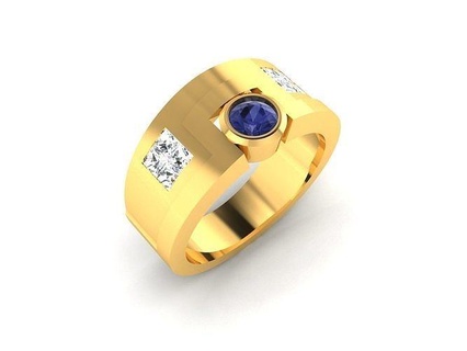 solitario Boda compromiso anillo anillos joya joyería diamante imprimible oro ligero peso minimalista Delgado wt plata 3d print model - Mito3D