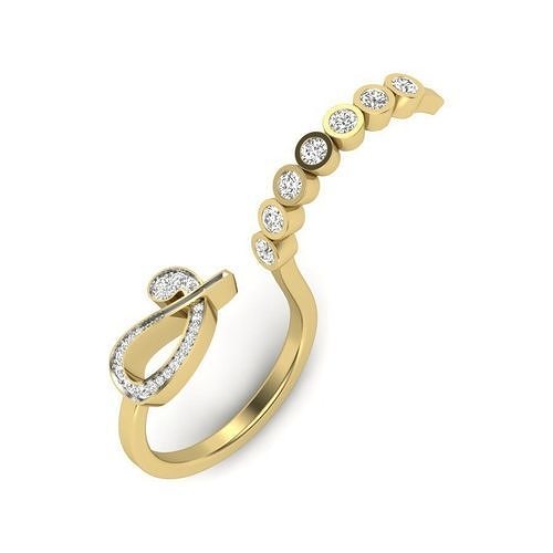 solitário Casamento noivado anel 360 Visão ouro joalheria imprimível jóia jóias diamante branco brilhante moda beleza gema roupa diamantado argolas esterlina 3D print model - Mito3D