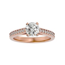 solitario nozze fidanzamento squillare 360 visualizza animazione anelli gioielleria diamante gruppo musicale stampabile oro platino moda 3d print model - Mito3D
