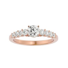 Solitaire düğün nişan yüzük 360 görünüm animasyon yazdırılabilir mücevher elmas altın gümüş kolye takı yüzükler grup platin moda 3d print model - Mito3D