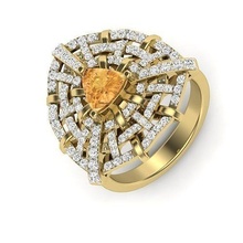 solitär hochzeit engagement ring 3dm einstellen band männer 3d modelle ringe ehe gotisch silber druckbar diamant schmuck gold dom 3d print model - Mito3D