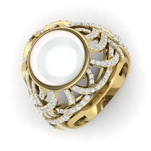 solitär hochzeit engagement ring 3dm nashorn gold juwel tiffany 3dprint brillant mode rubin saphir citrin drucken schmuck ringe diamant 3d print model - Mito3D