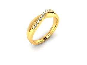 Solitaire düğün nişan yüzük 3dm stl fbx obj vermek detaylar yüzükler sterlin yazdırılabilir elmas platin parlak mücevher gümüş takı narin ışık 3d print model - Mito3D