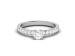 solitaire düğün nişan yüzük 3dm stl obj fbx vermek detaylar grup mücevher yazdırılabilir elmas gümüş altın takı sterlin beyaz parlak platin yüzükler lüks değerli 3d print model - Mito3D