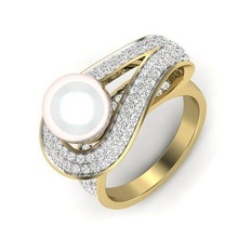 solitario Boda compromiso anillo 3dm stl joyería joya banda mujer oro diamante aureola anillos imprimible princesa plata brillante 3d print model - Mito3D