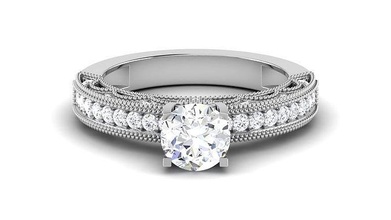 solitario nozze fidanzamento squillare nuziale gioielleria gruppo musicale womenring oro diamante moda anelli massa collezione donne 3d print model - Mito3D